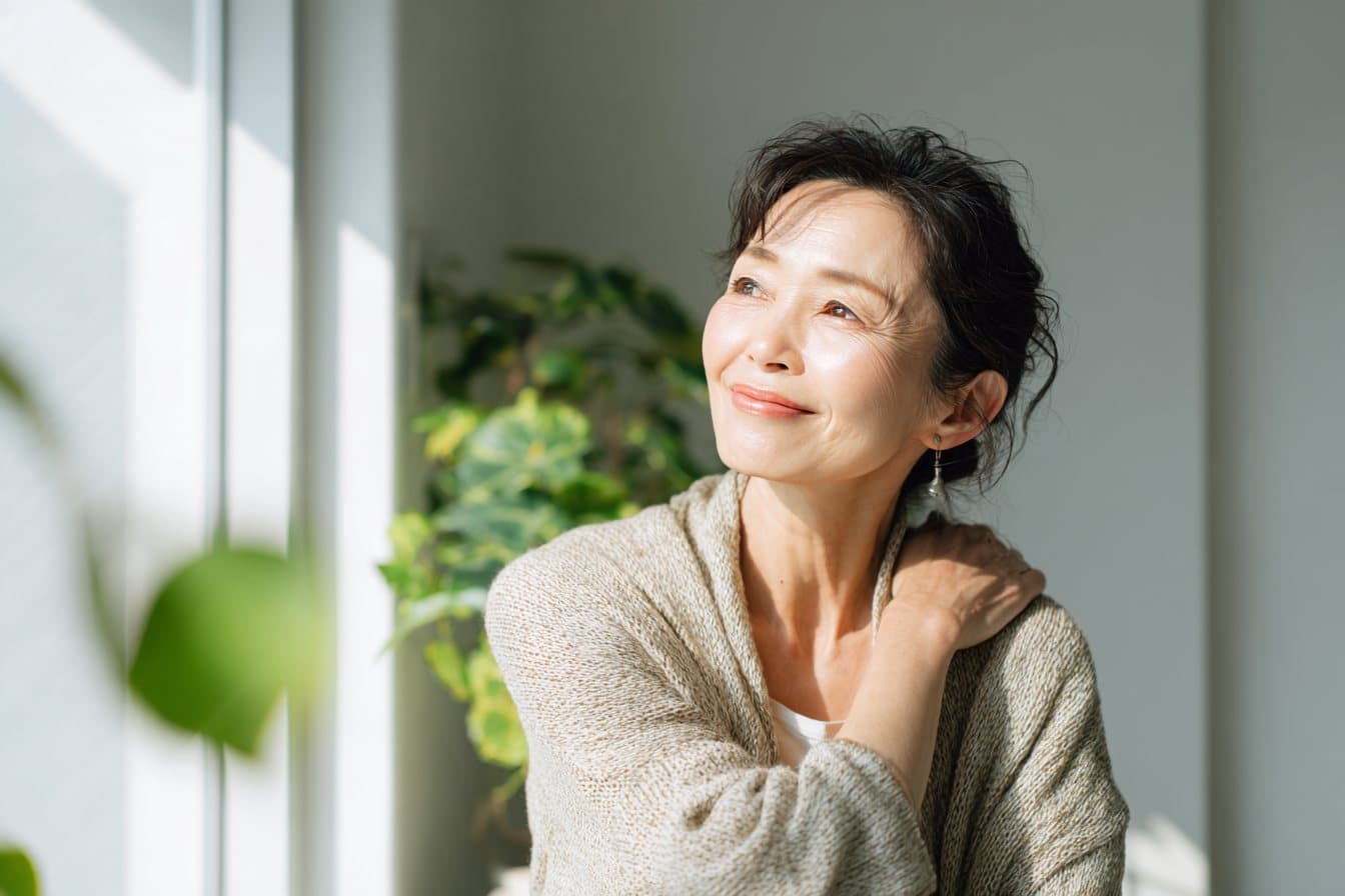 更年期の肩こり・首こりが気になるとき|受診の目安と温める時間の持ち方